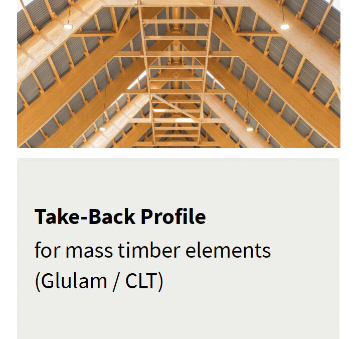 DERIX Take-Back Profile for mass timber elements (Glulam / CLT)