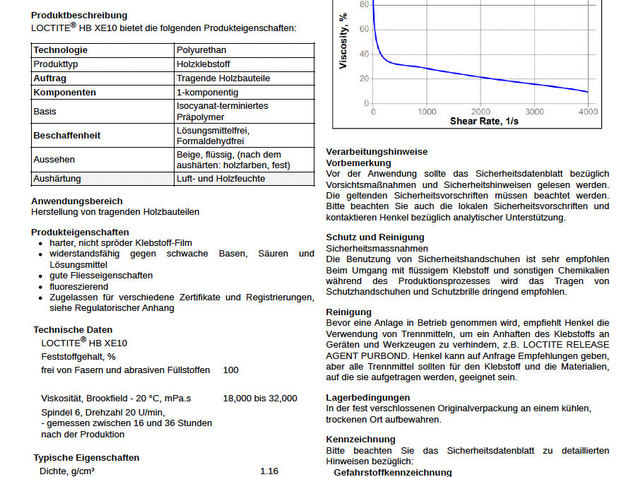 Technical Data Sheet Loctite HB XE10