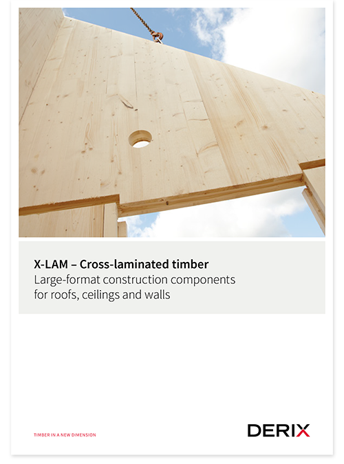 X-LAM cross laminated timber